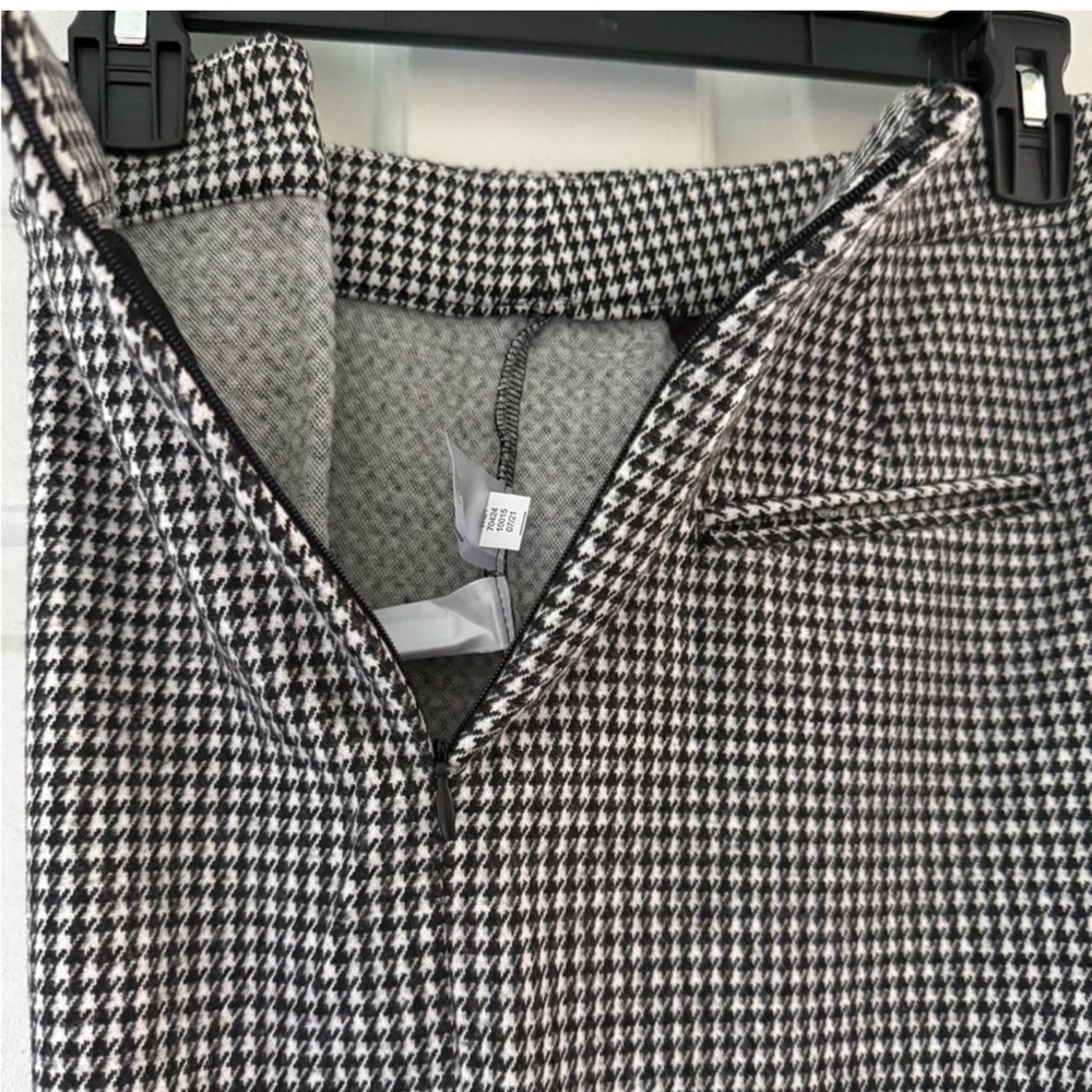Ann Taylor Houndstooth Wide Leg Trouser High Waist Sz 4 NWT - Picture 5 of 7